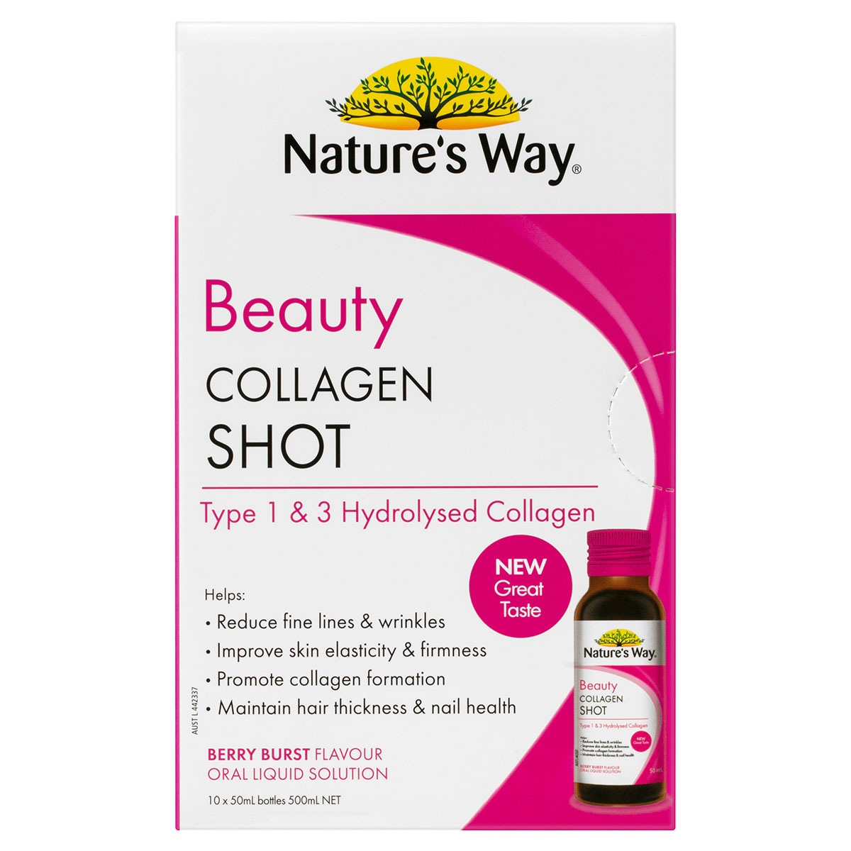 Natures Way Beauty Collagen Shots 10 x 50ml