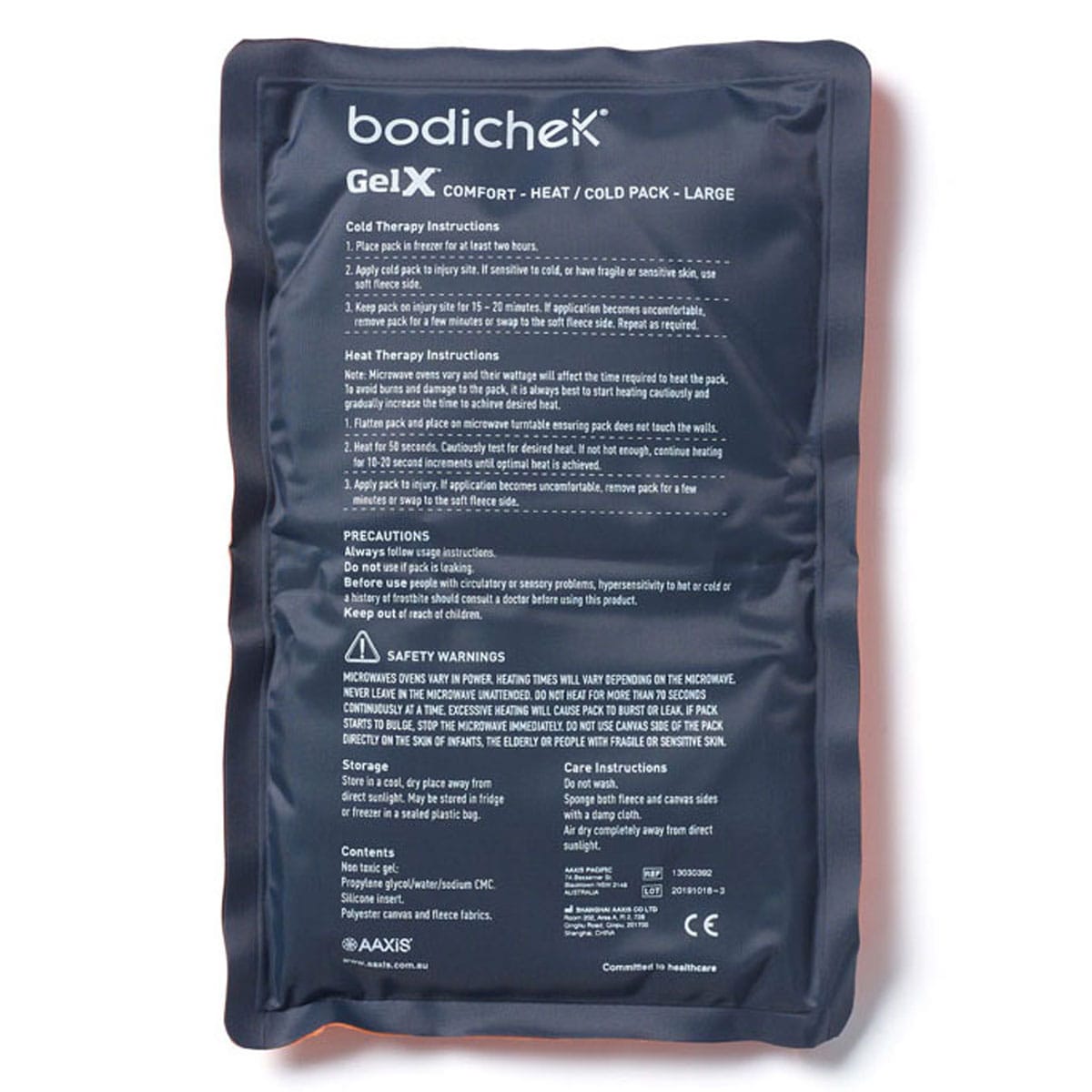 Bodichek Gel X Comfort Heat/Cold Pack Large 18x28cm