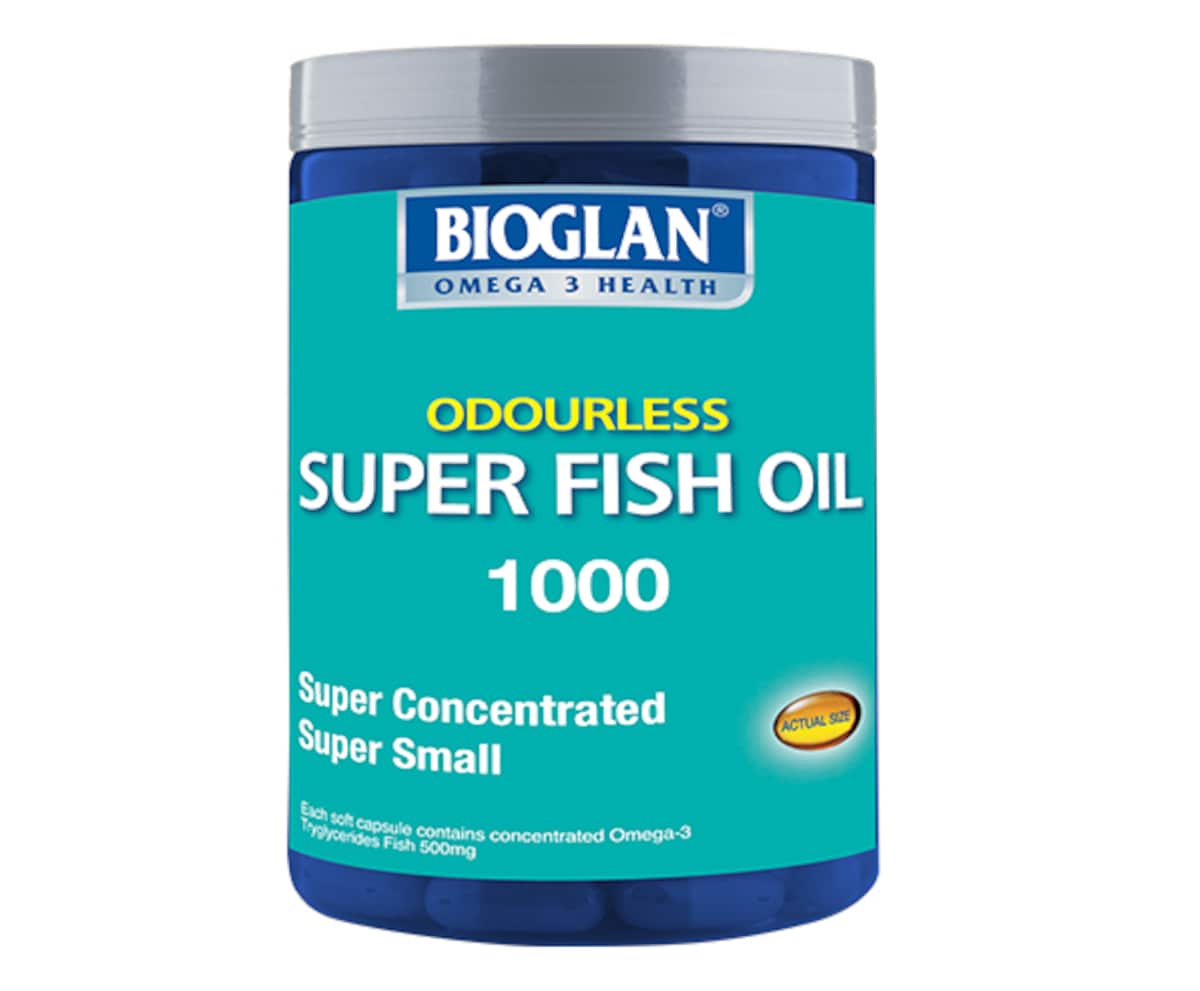 Bioglan Super Fish Oil Odourless 1000mg 200 Capsules | Healthylife