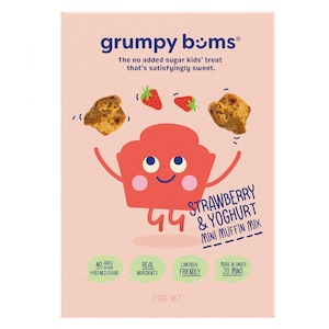 Grumpy Bums Strawberry and Yoghurt Mini Muffin Mix 215g