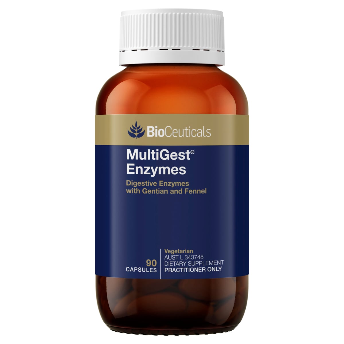 Bioceuticals MultiGest Enzymes 90 Capsules | Healthylife Australia