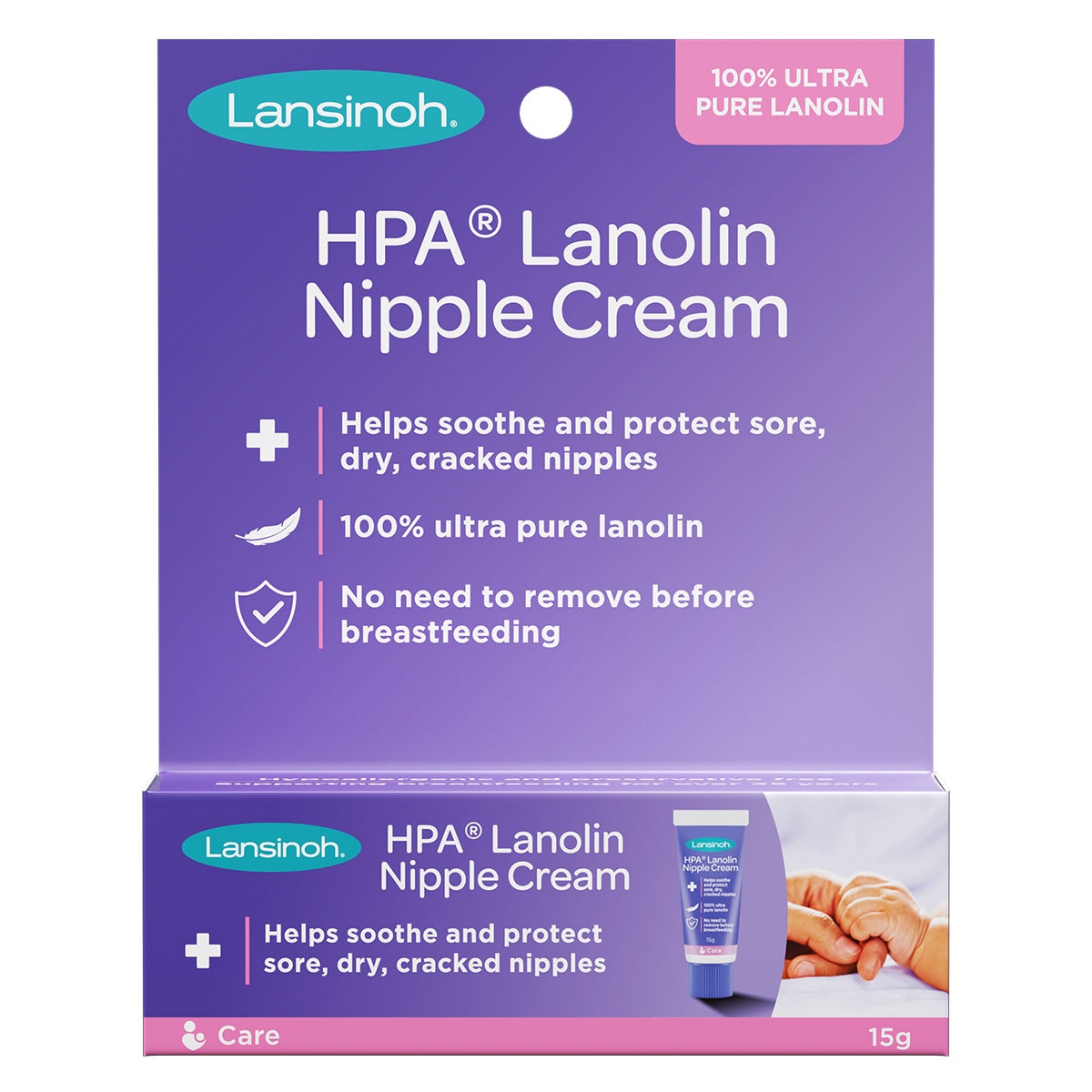 Lansinoh HPA Lanolin Nipple Cream 15g