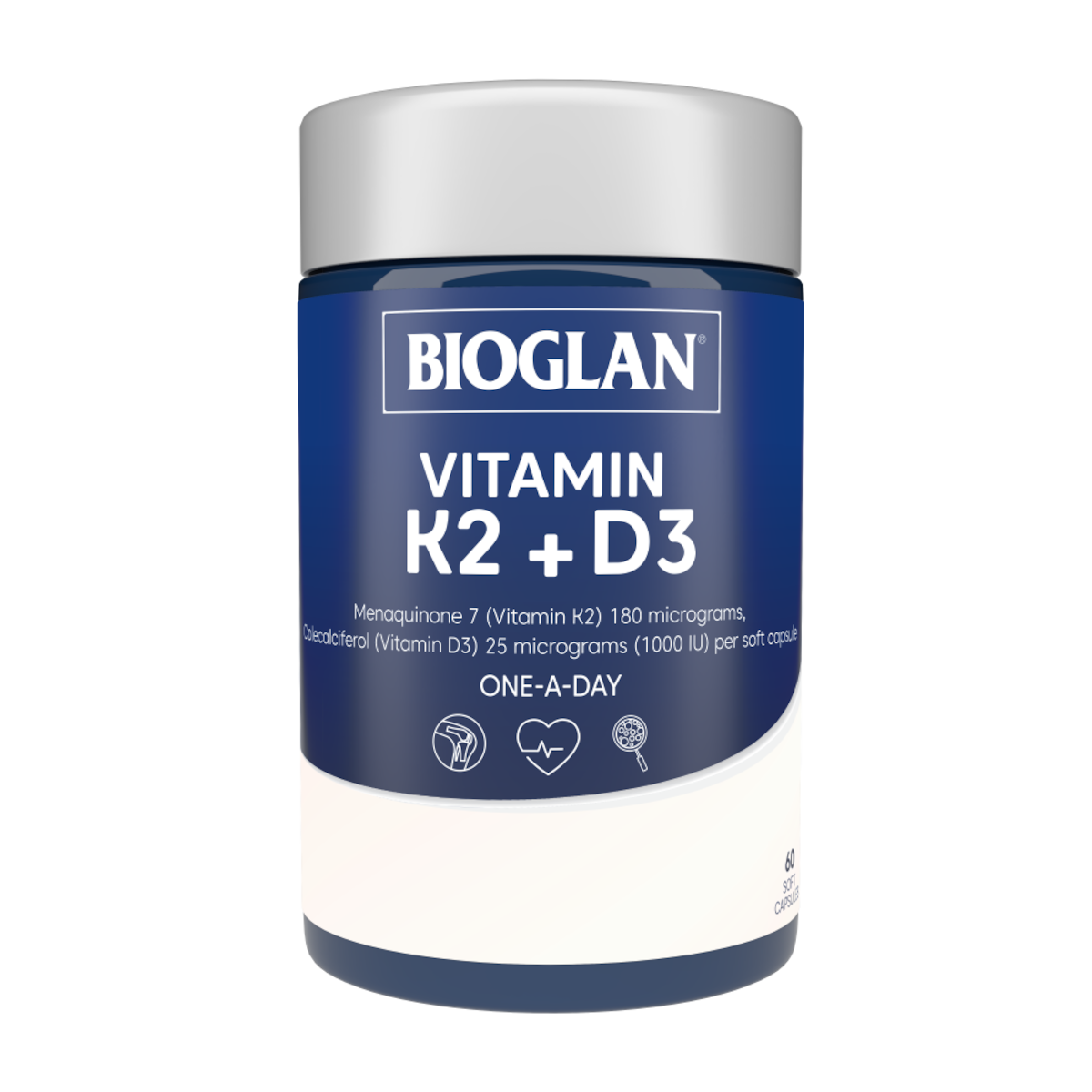 Bioglan Vitamin K2 + D3 60 Capsules | Healthylife Australia