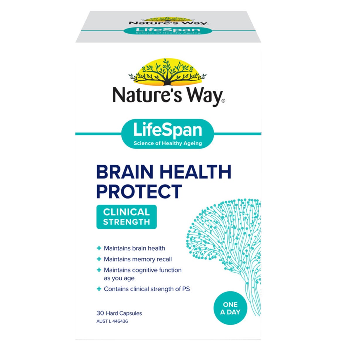 Natures Way Lifespan Brain Health Protect 30 Capsules