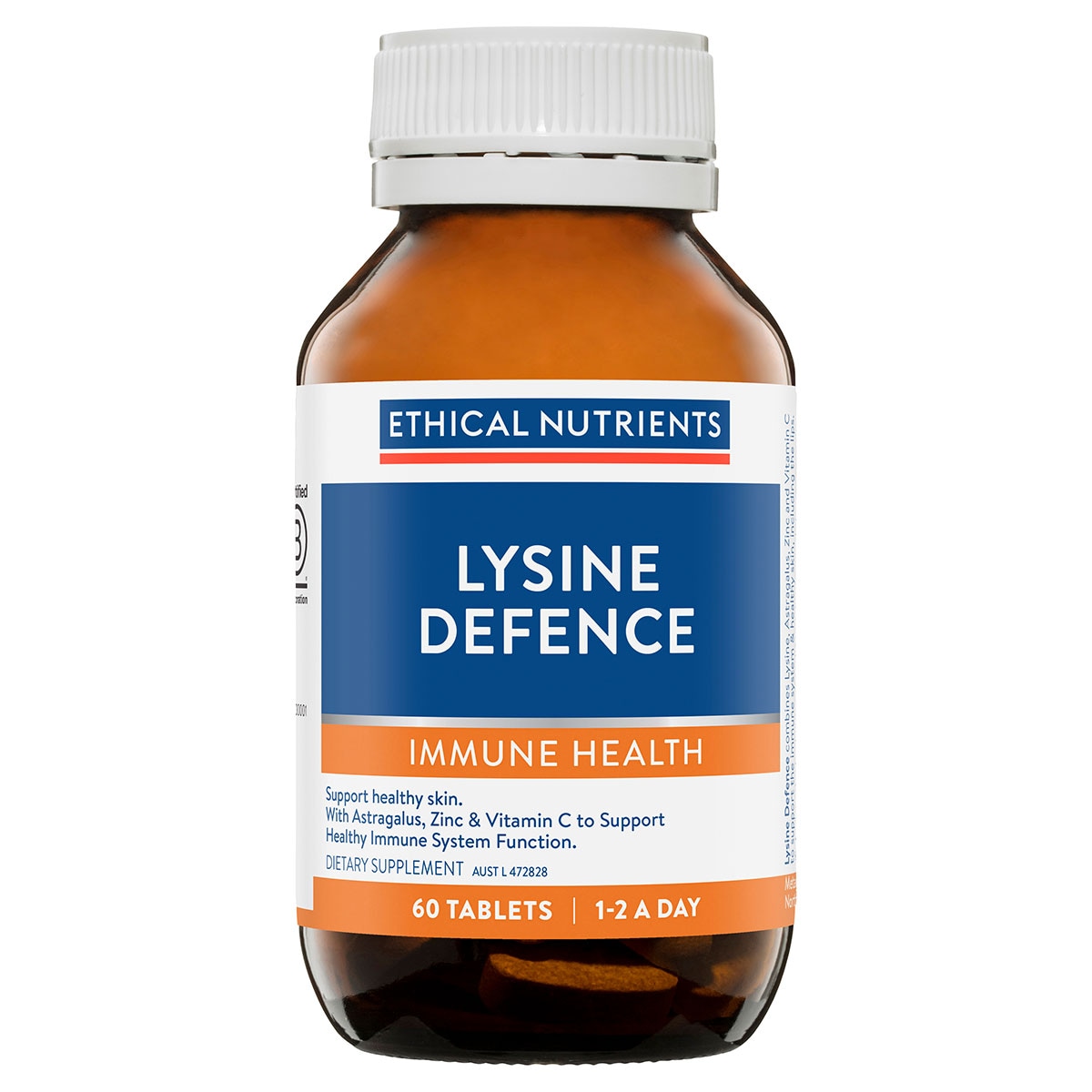 Ethical Nutrients Lysine Defence 60 Tablets