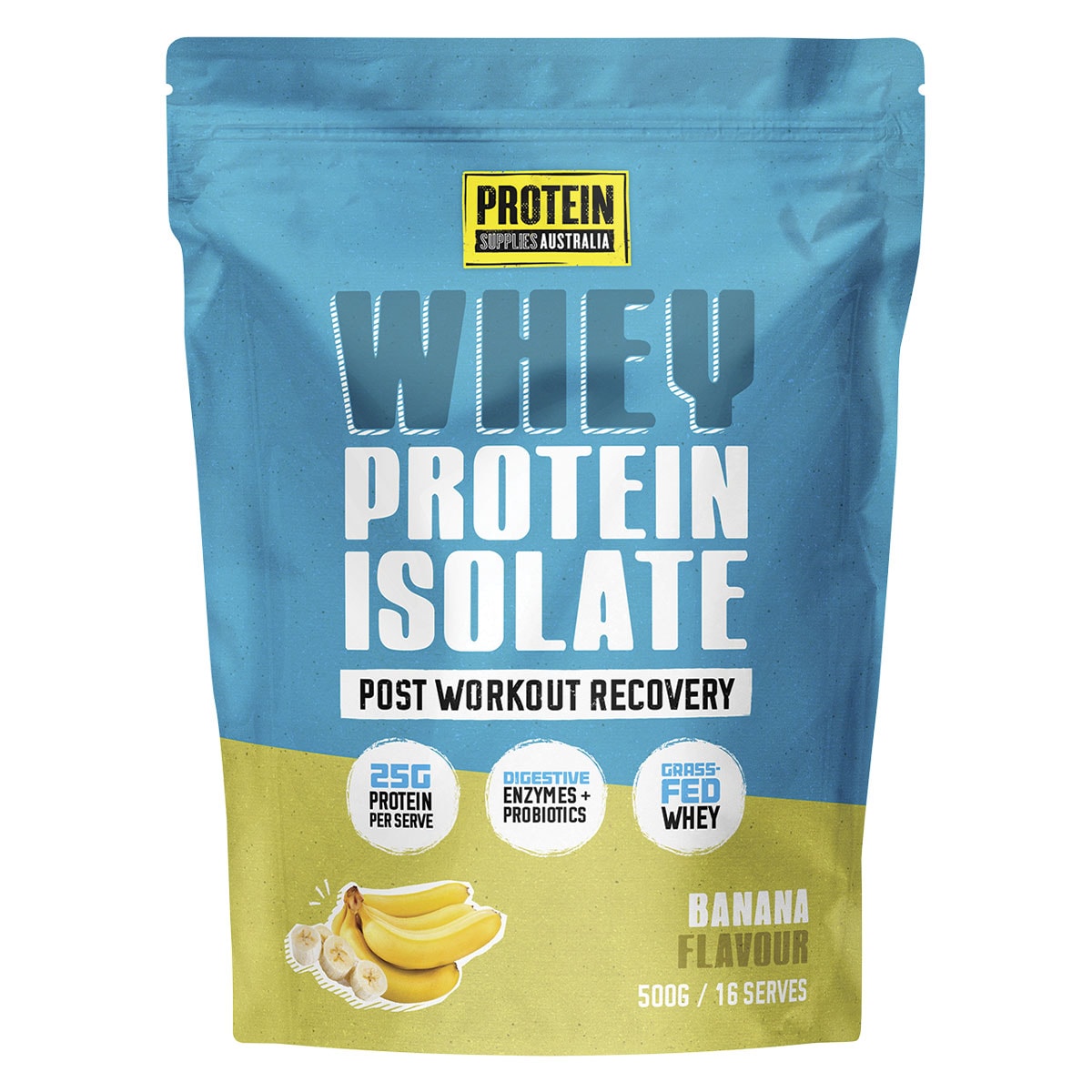 Protein Supplies Australia WPI Banana 500g