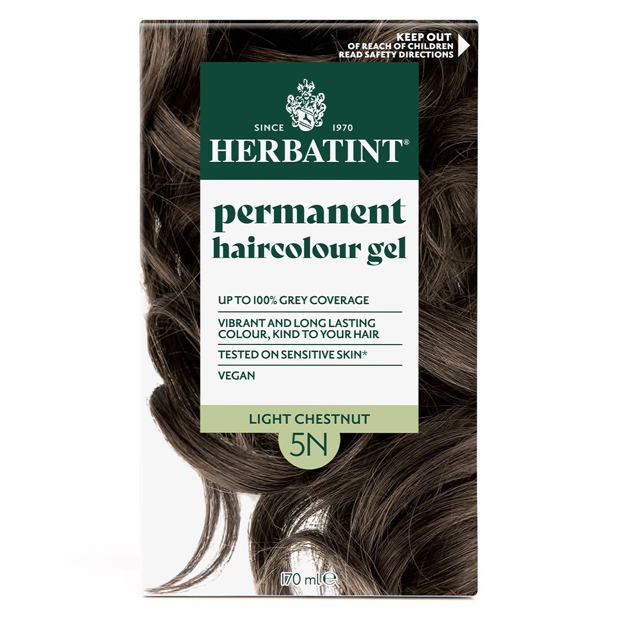 Herbatint Permanent Hair Colour Gel 5N Light Chestnut 170ml