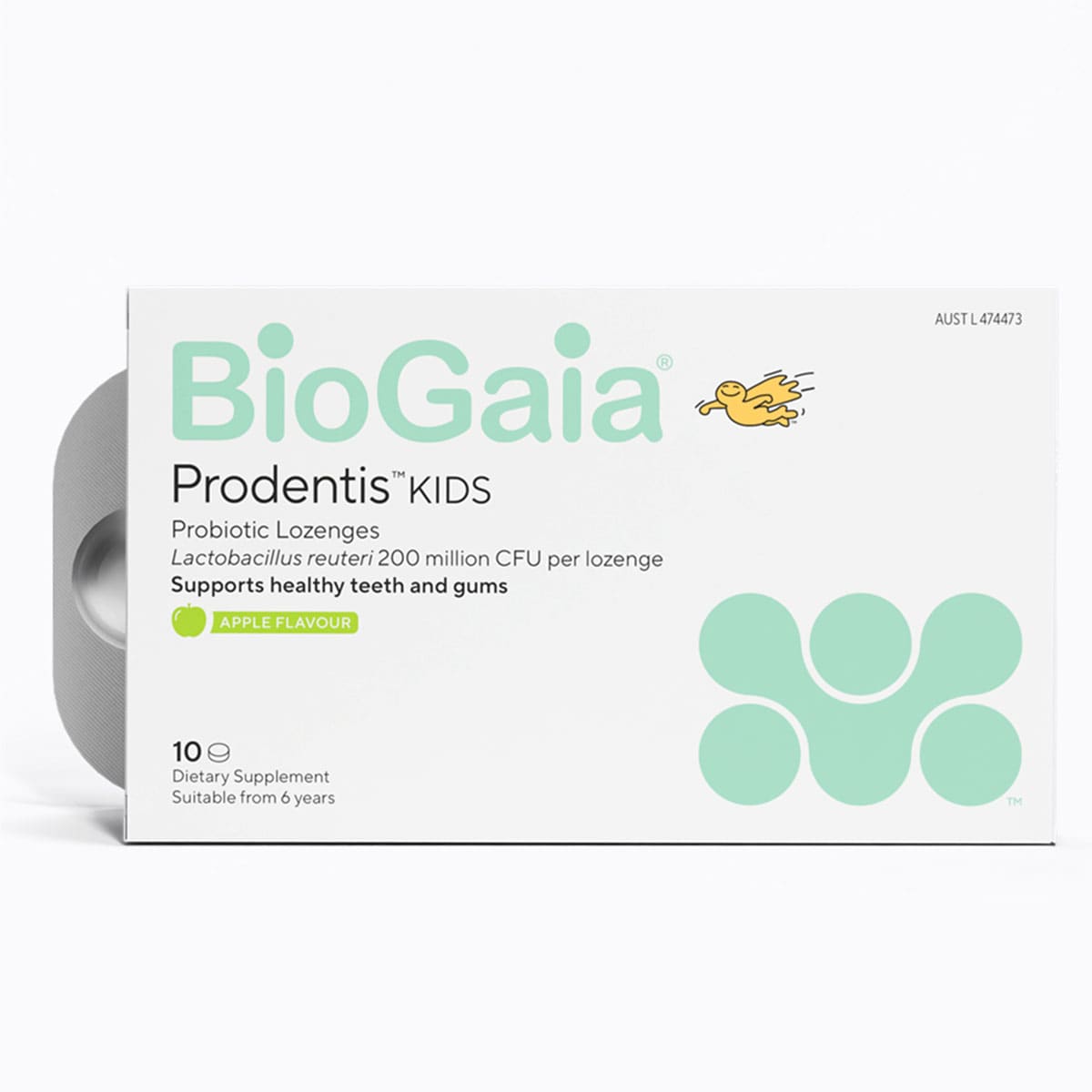 BioGaia Prodentis Kids Probiotic Lozenges Apple 10 Pack