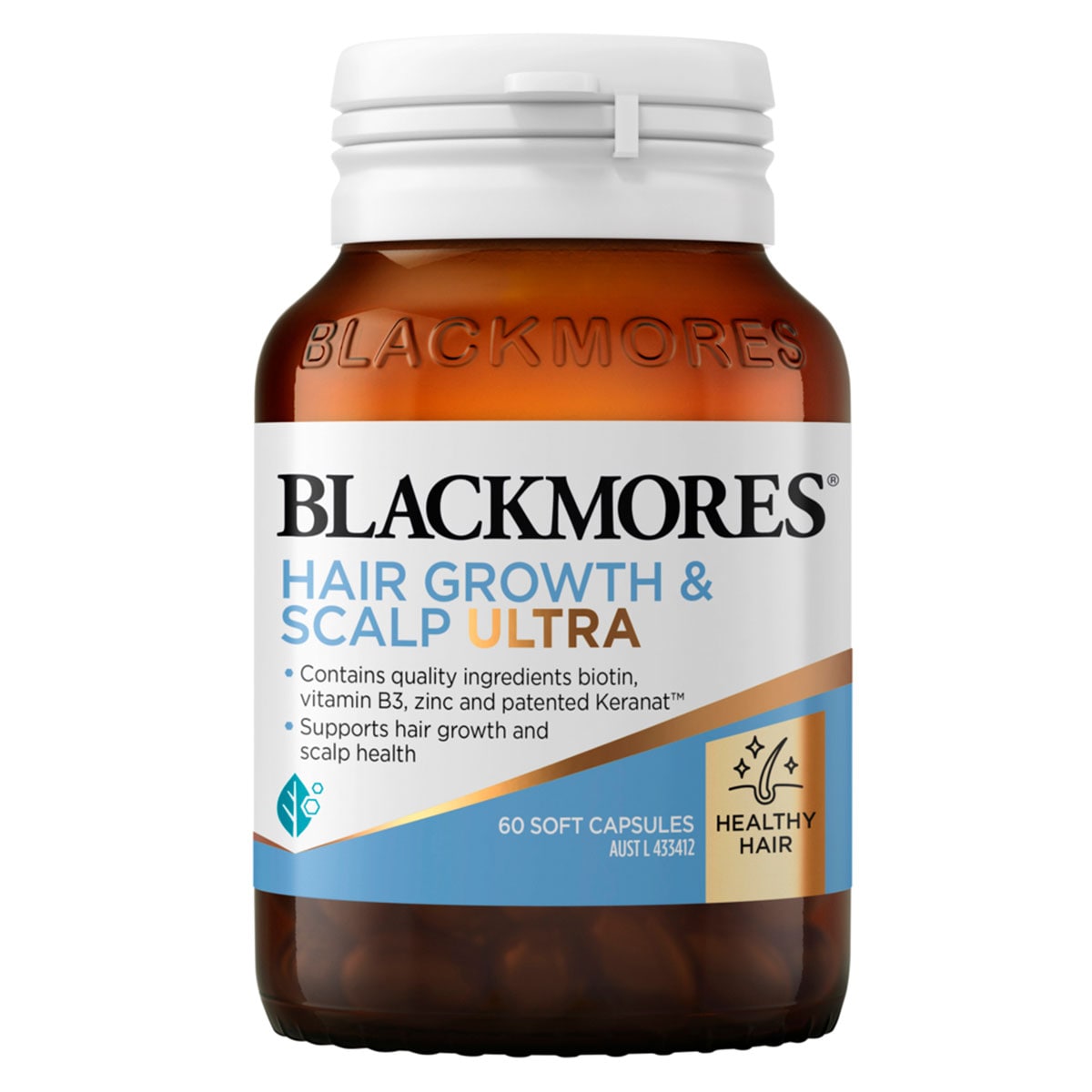 Blackmores Hair Growth + Scalp Ultra 60 Capsules