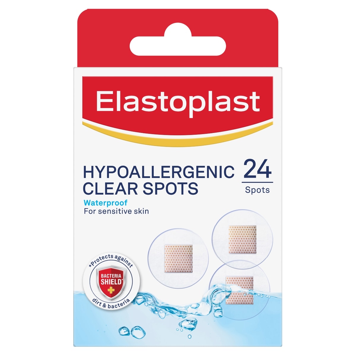 Elastoplast Hypoallergenic Transparent Spots 24 Pack
