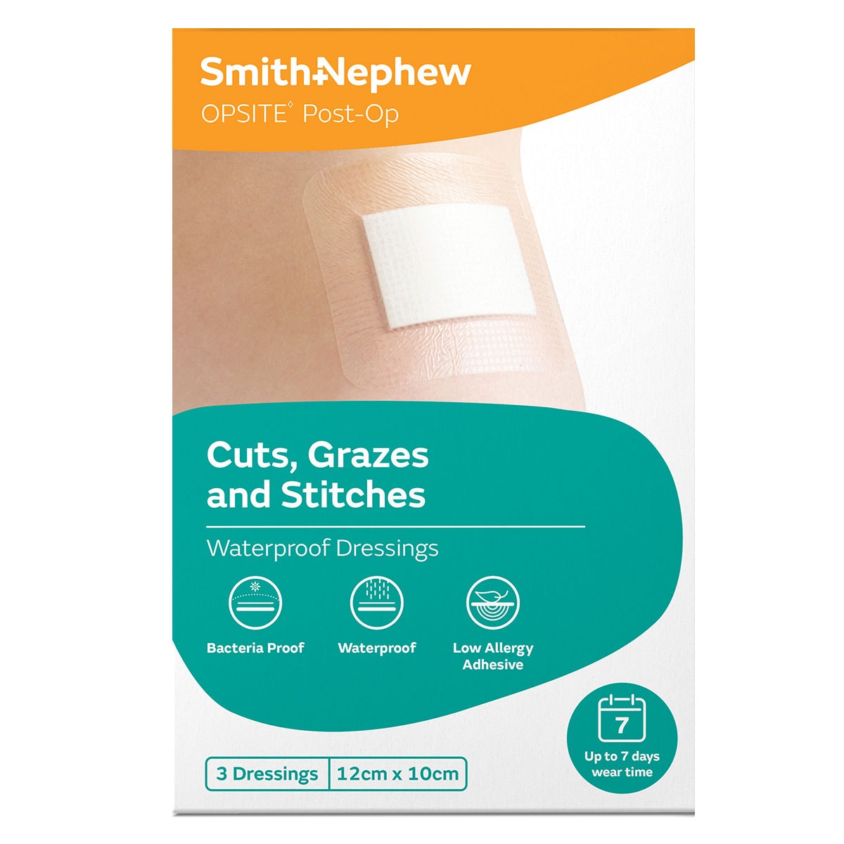 Smith & Nephew Opsite Post Op Dressing 12cm x 10cm - 3 Pack