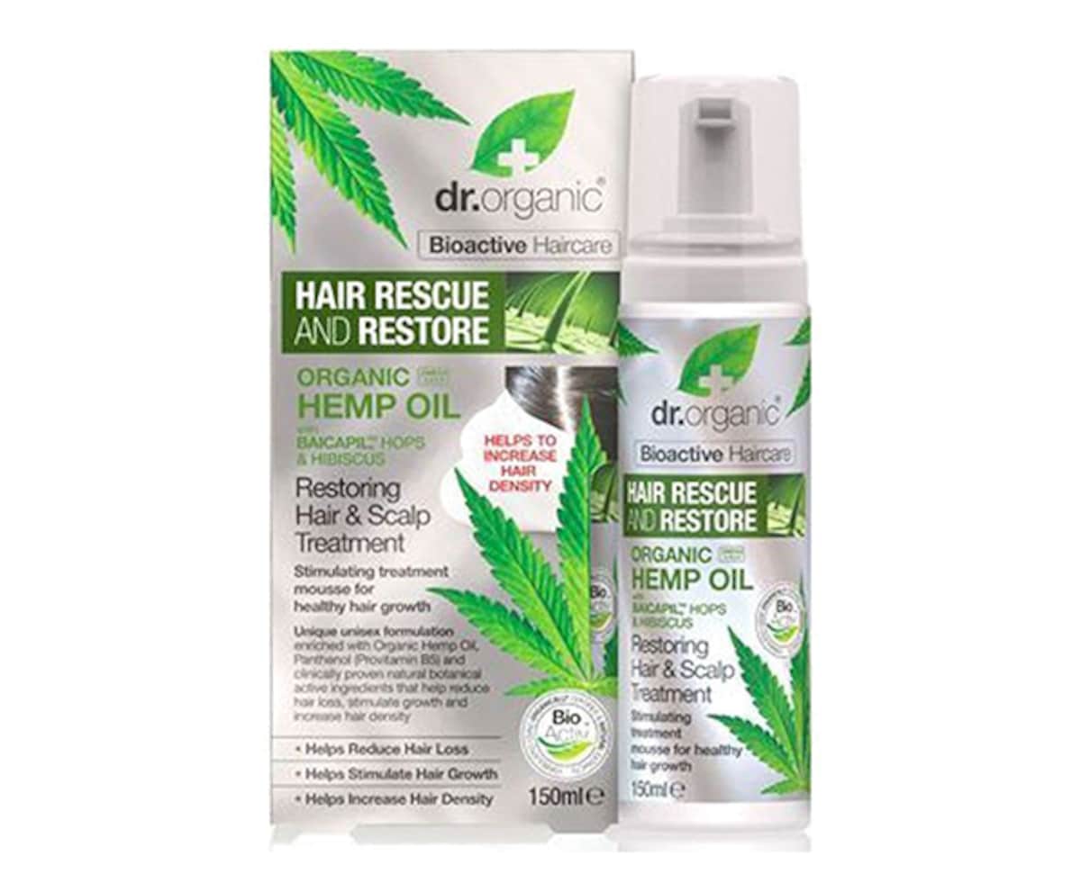 Dr Organic Hemp Oil Restoring Hair & Scalp Treatment 150ml