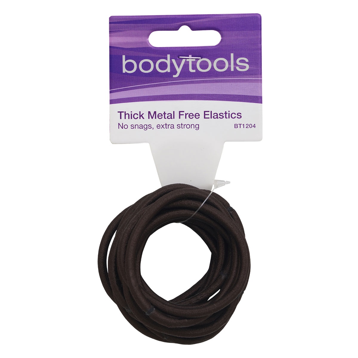 Bodytools Metal Free Thick Hair Elactics Brown