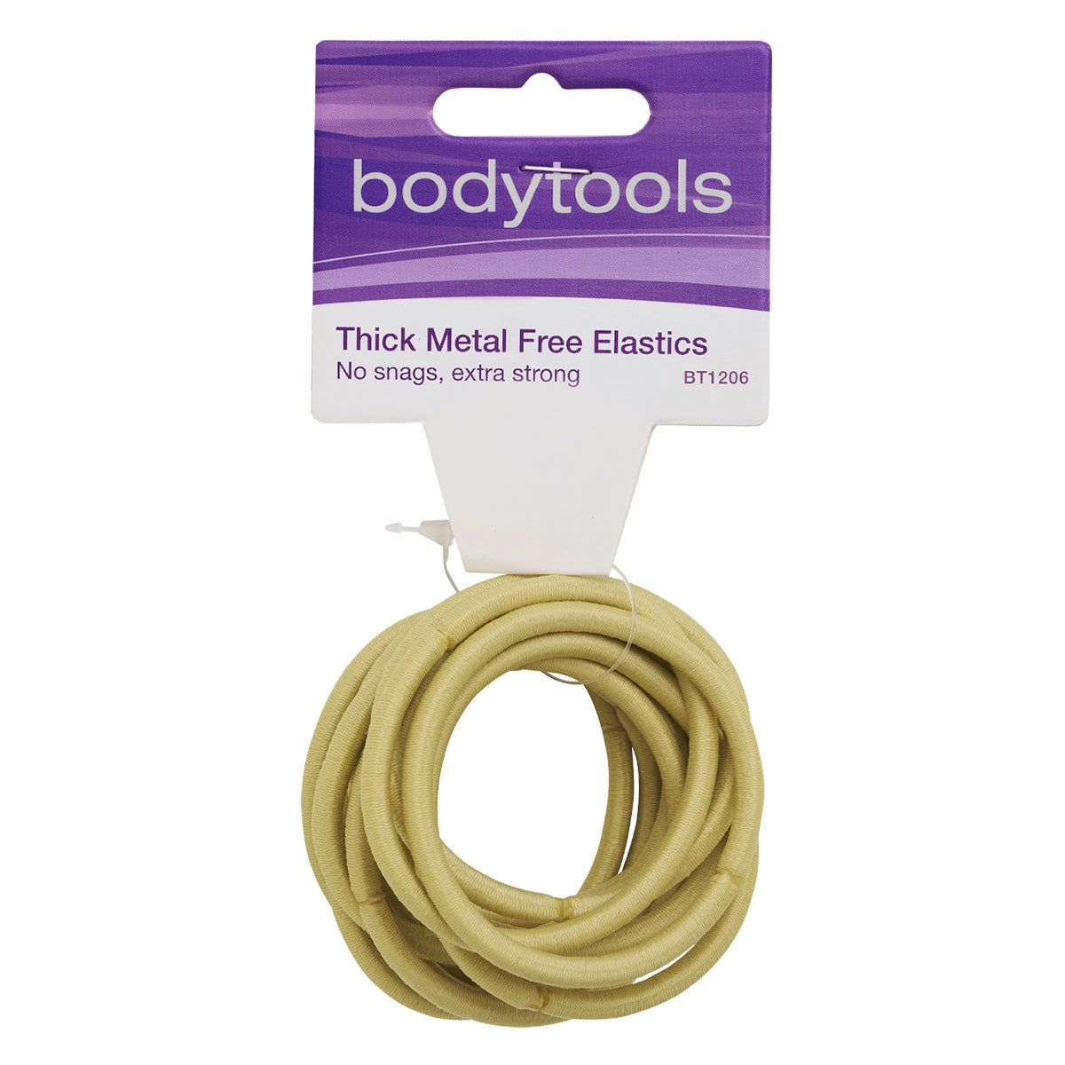 Bodytools Metal Free Thick Hair Elactics Blonde