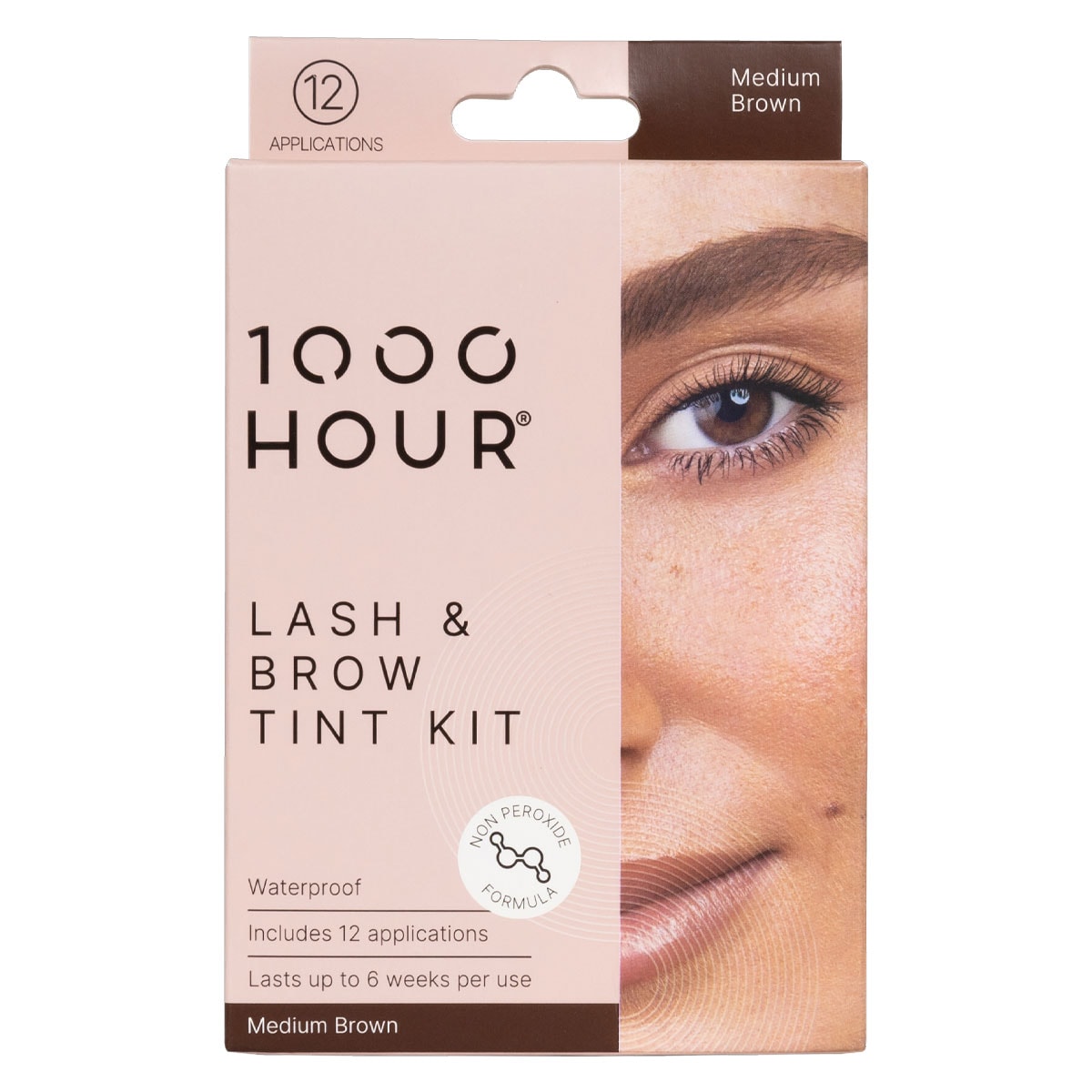 1000 Hour Lash & Brow Tint Kit Medium Brown