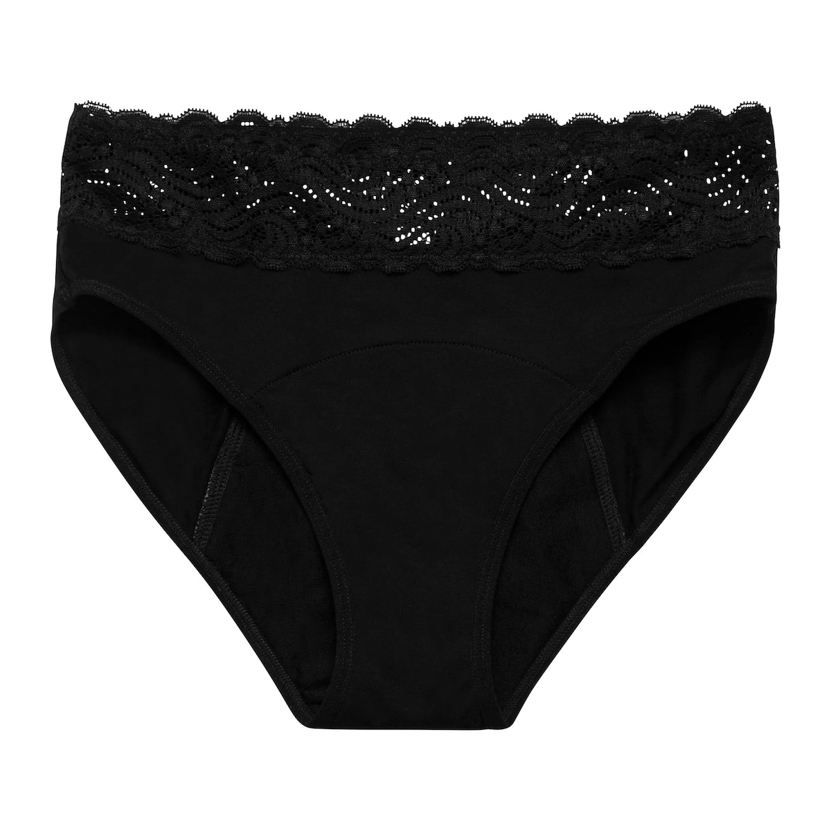Modibodi Sensual Hi Waist Bikini Light-Moderate Black 16/XL