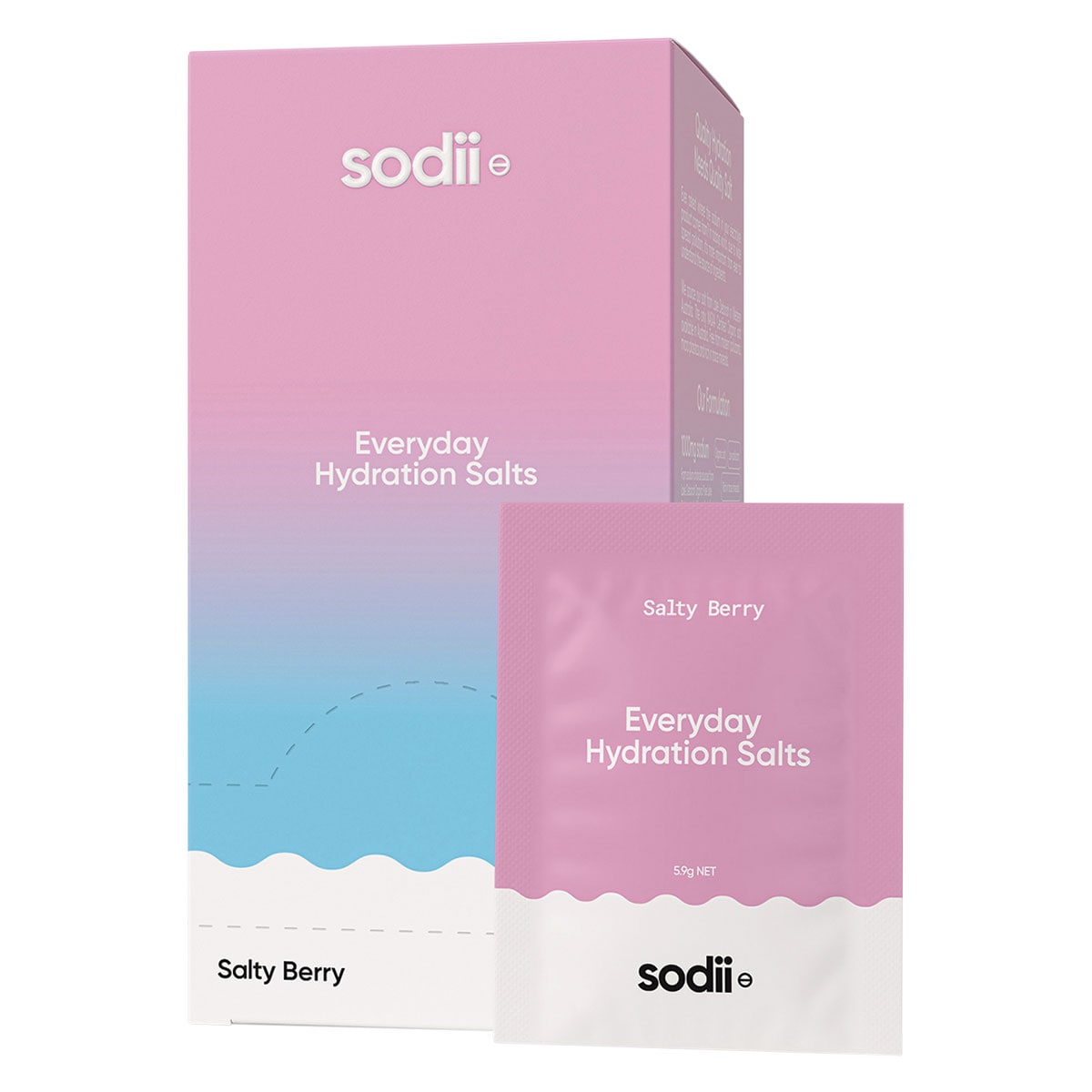 Sodii Everyday Hydration Salts Salty Berry 30 Sachets