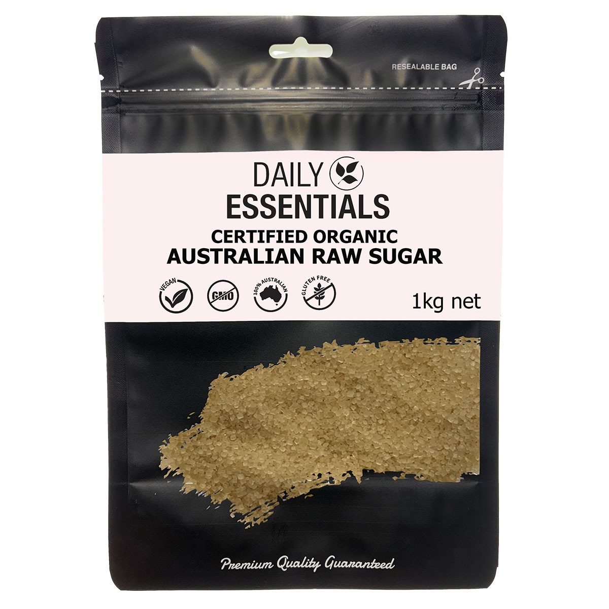 Daily Essentials Organic Raw Sugar 1kg
