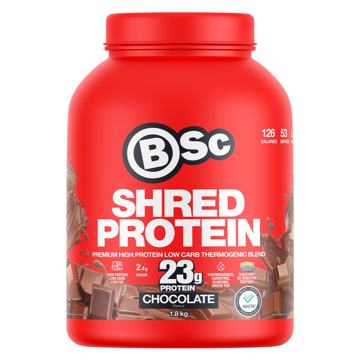 BSc Shred Protein Chocolate 1.8kg