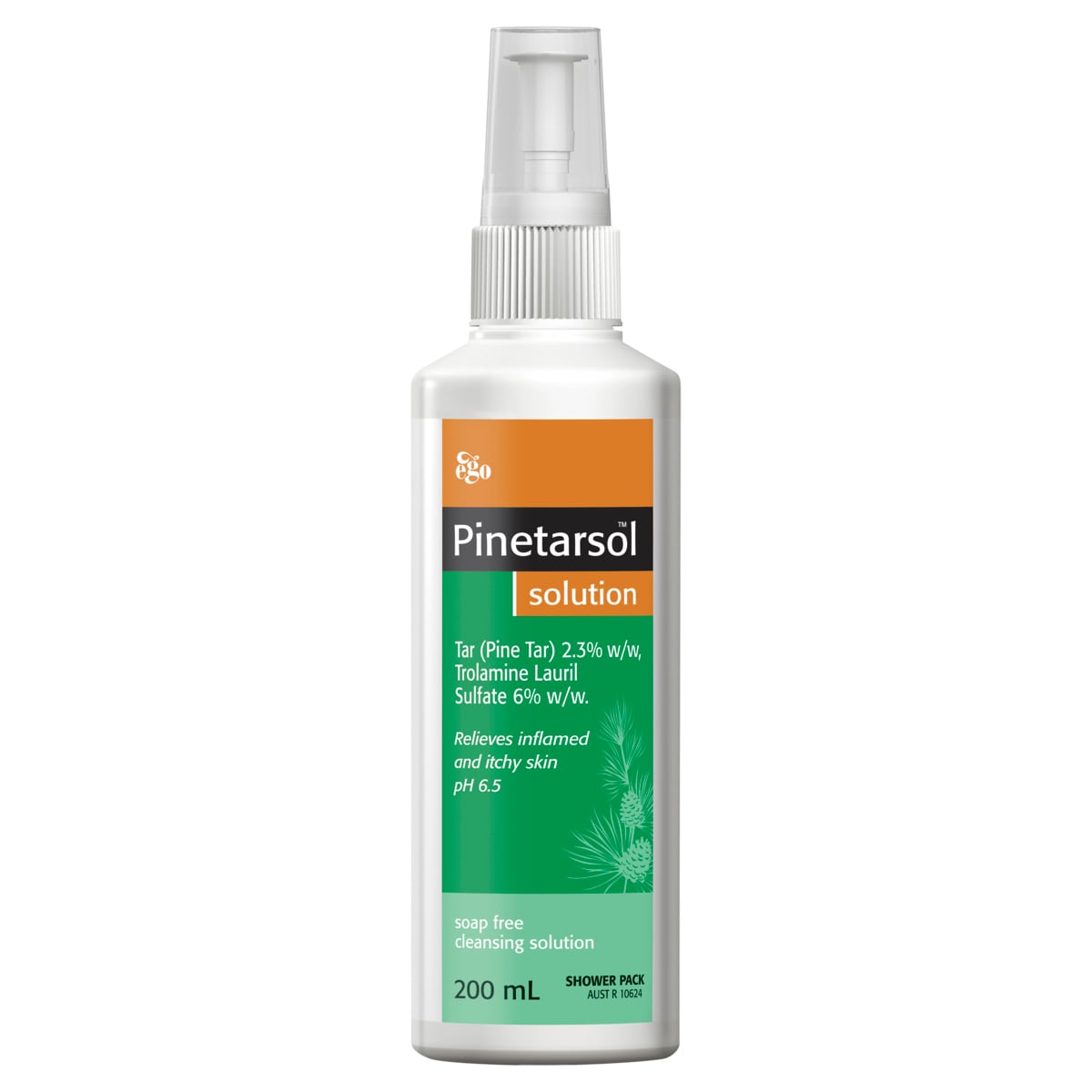 Ego Pinetarsol Solution Shower Pump Pack 200ml