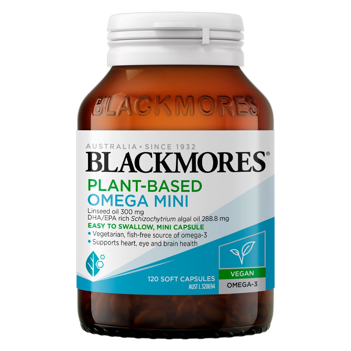 Blackmores Vegan Omega Oil 120 Capsules