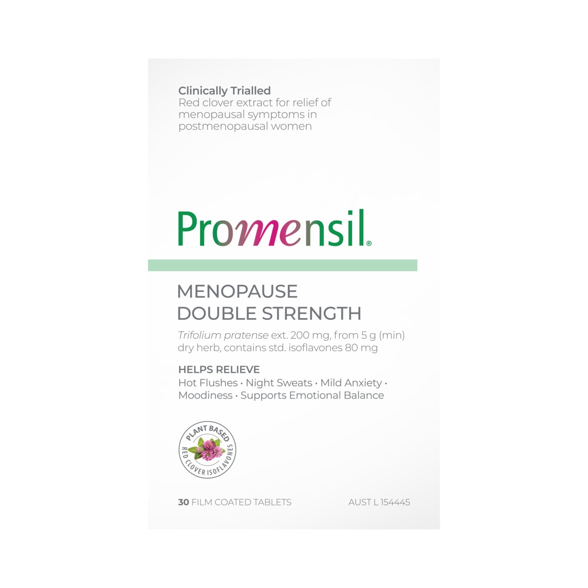 Promensil Menopause Double Strength 30 Tablets