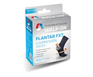 Thermoskin Plantar FXT Compression Crew Socks S
