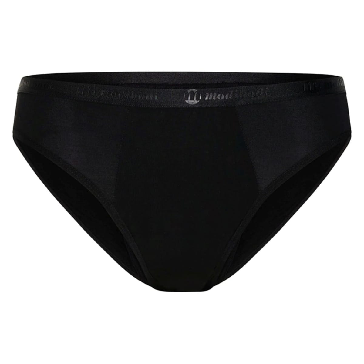 Modibodi Classic Bikini Light-Moderate Black 06/2XS