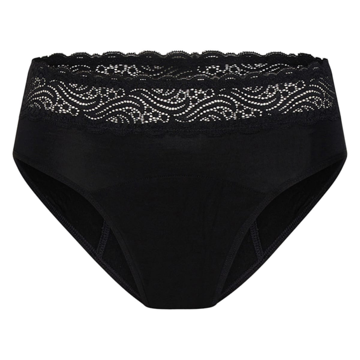 Modibodi Sensual Hi Waist Bikini Light-Moderate Black 14/L