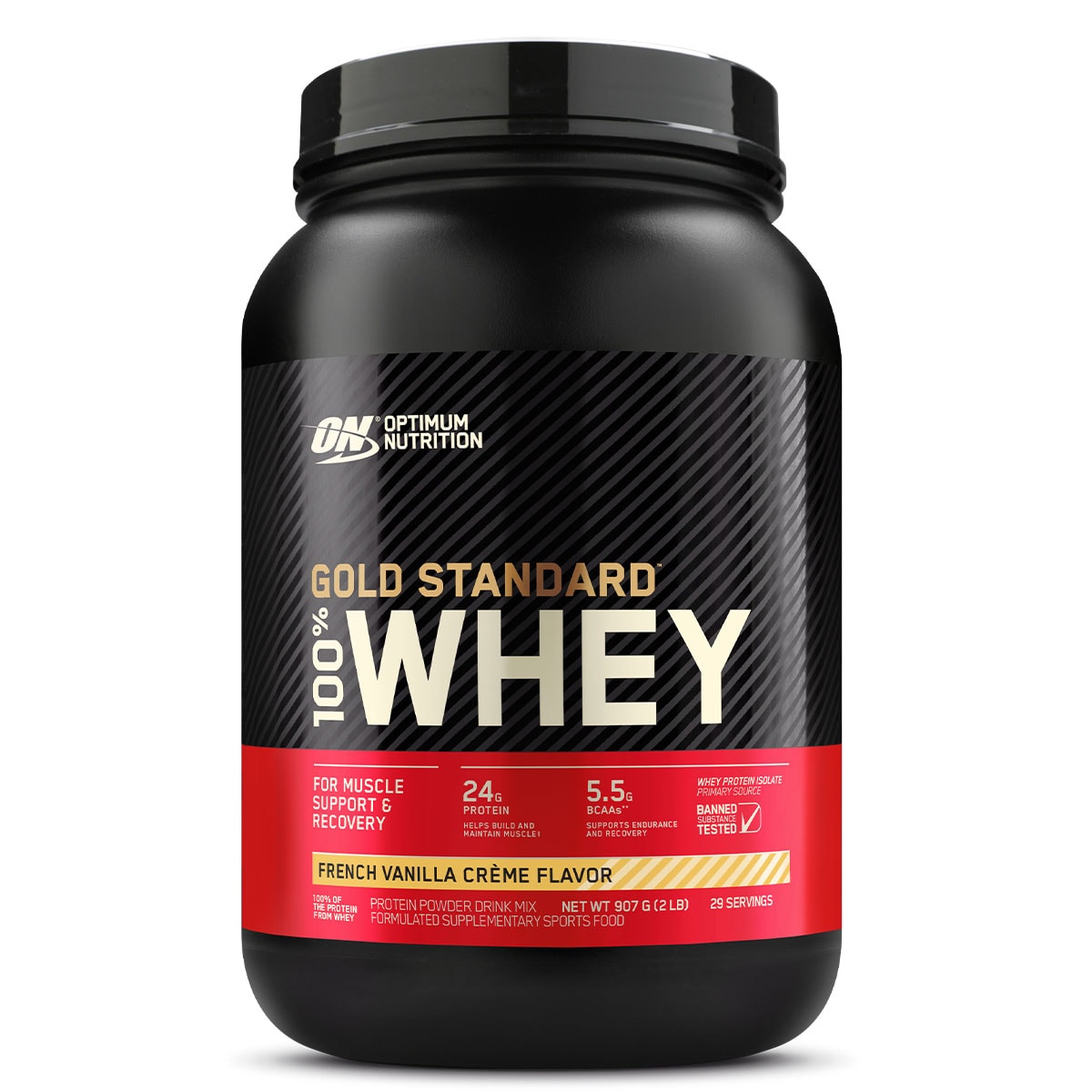 Optimum Nutrition GS 100% Whey Protein Powder Vanilla Creme 907g