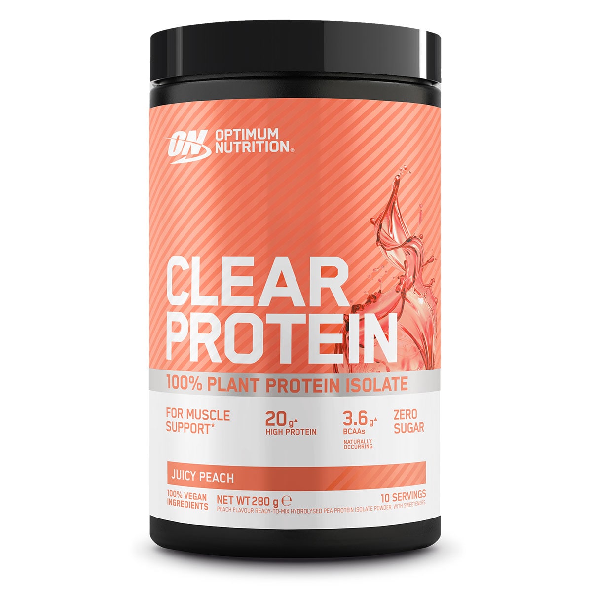 Optimum Nutrition Clear Plant Protein Isolate Juicy Peach 280g