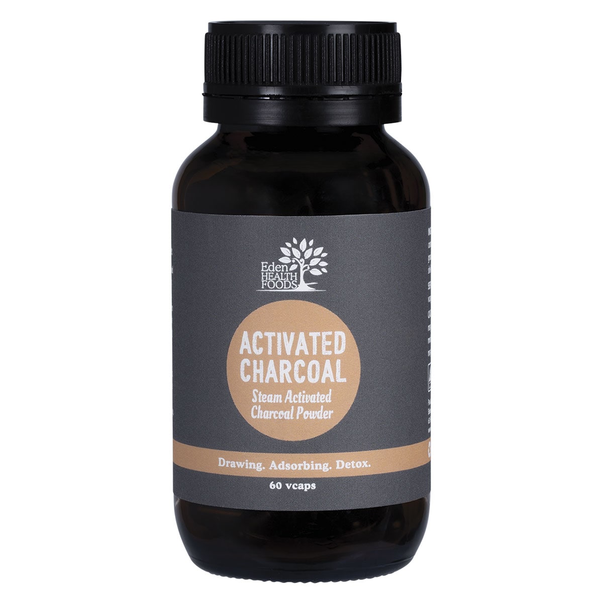 Eden Healthfoods Activated Charcoal 60 Capsules | Healthylife