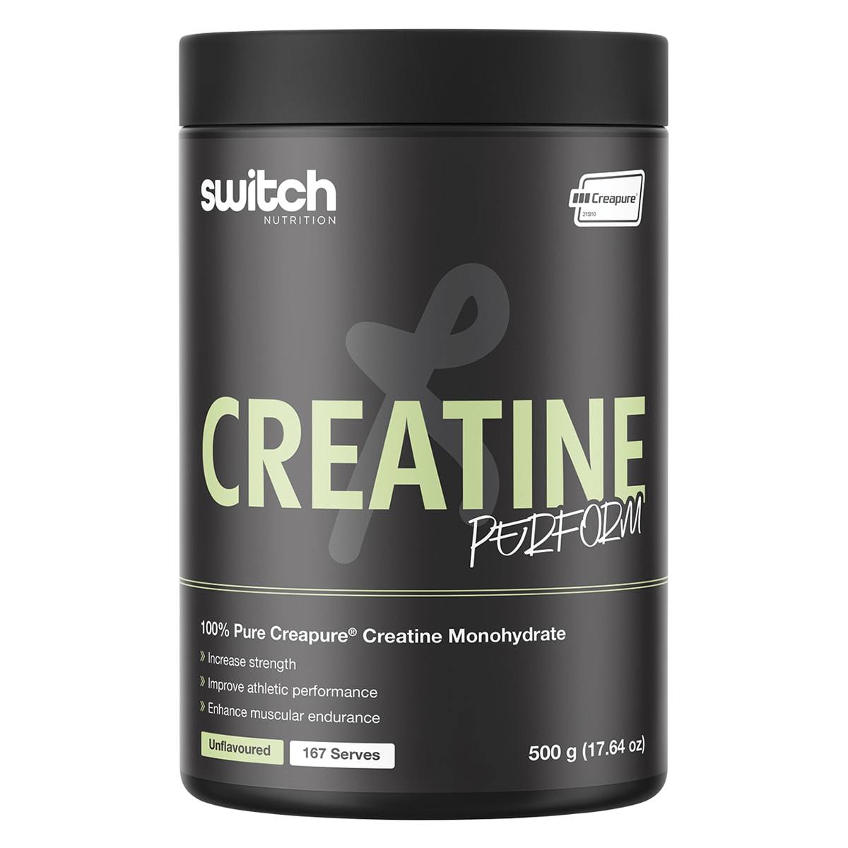 Switch Nutrition Perform 100% Pure Creapure Creatine Monohydrate 500g | Healthylife