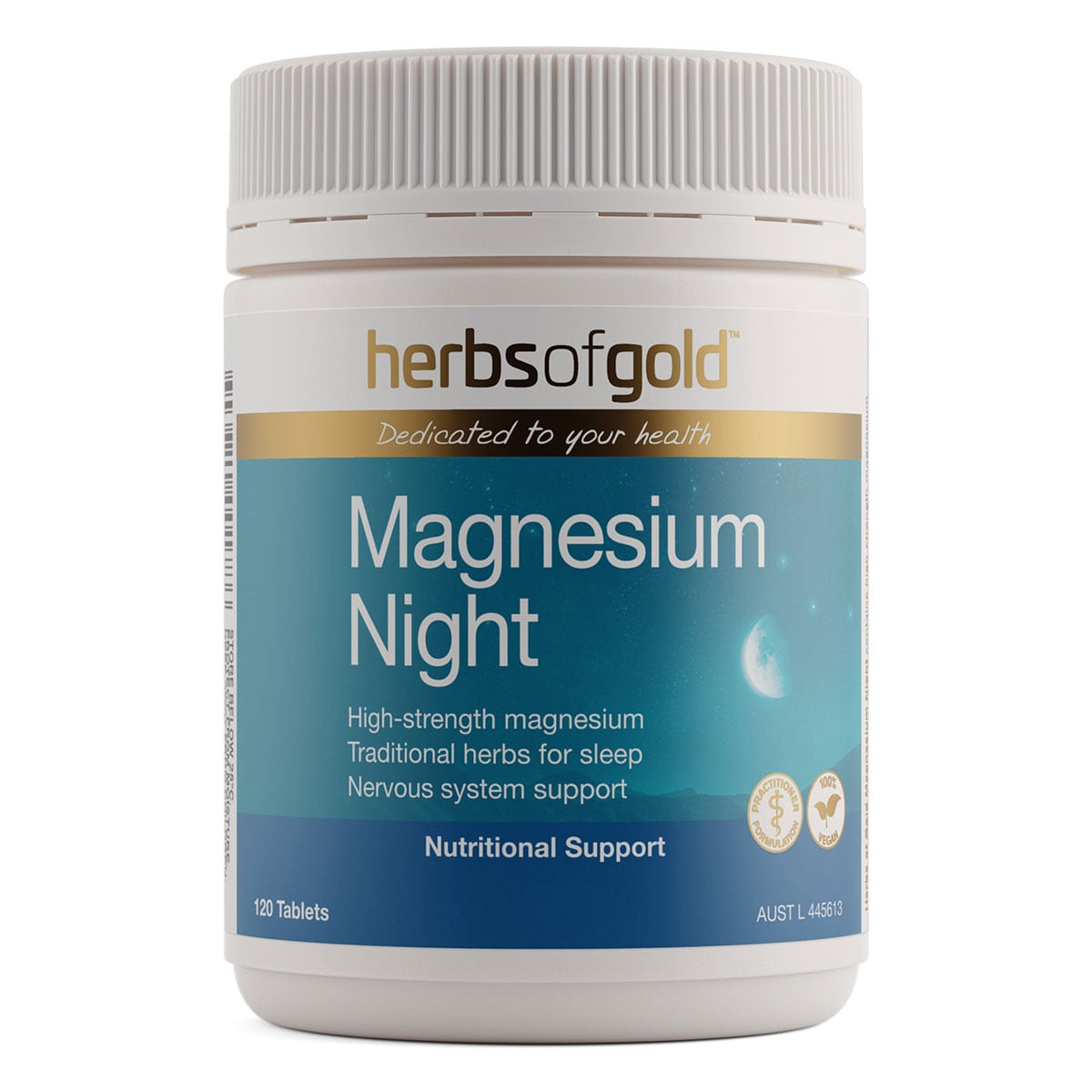 Herbs of Gold Magnesium Night Tablets 120 Tablets | Healthylife