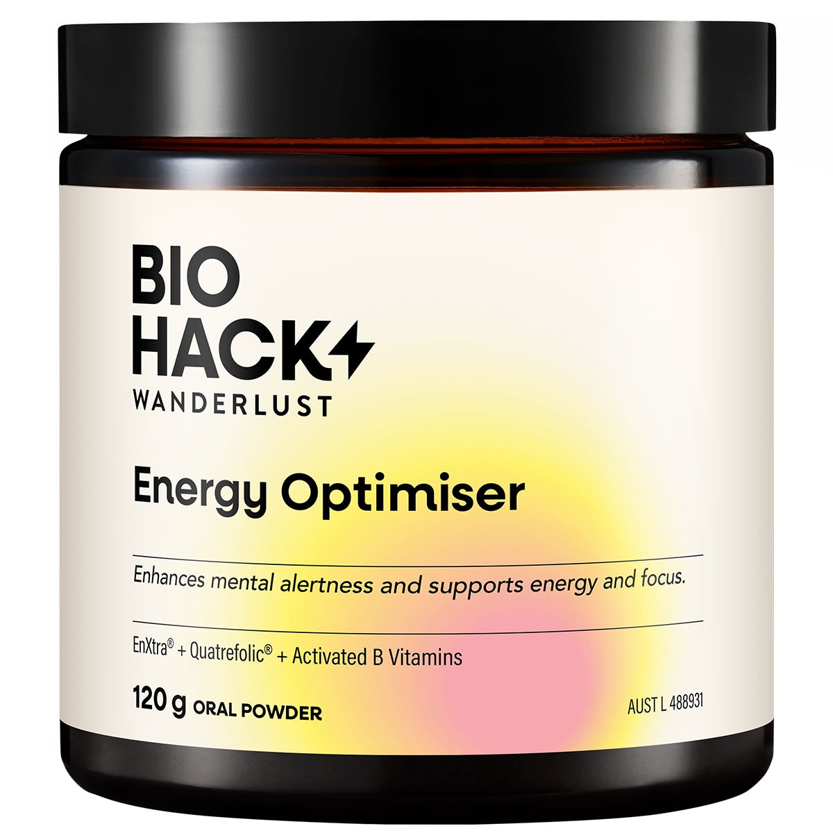 BioHack Wanderlust Energy Optimiser Powder 120g | Healthylife