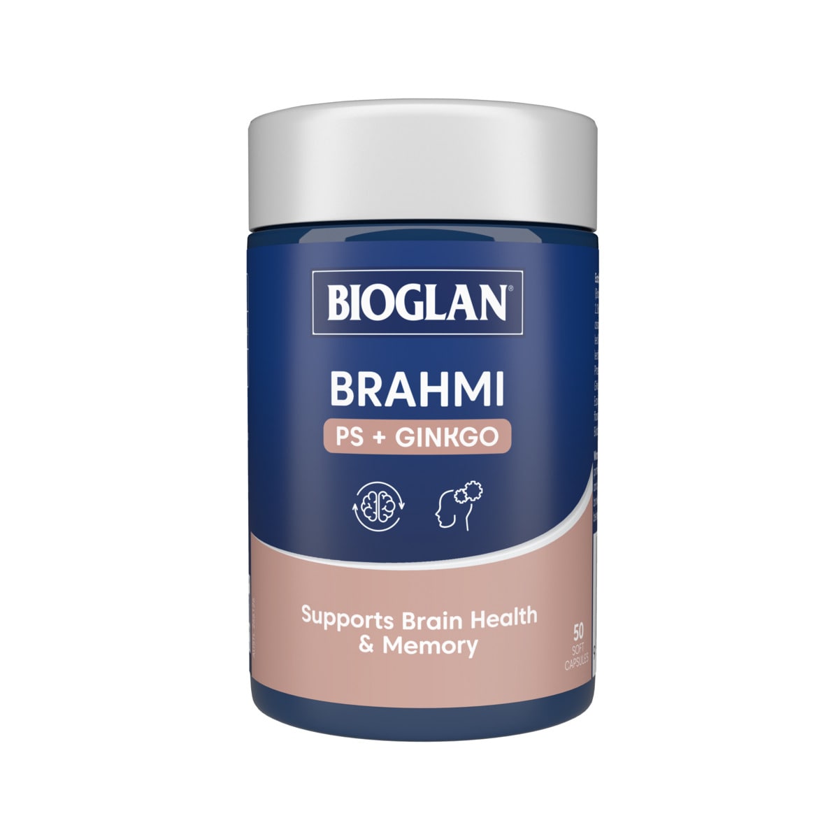 Bioglan Brahmi + PS + Ginkgo Focus 50 Capsules | Healthylife