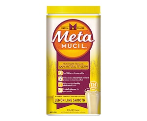 Metamucil Fibre Supplement Lemon Lime Smooth 673g