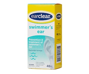 EarClear Ear Drops for Swimmers Ear 40ml
