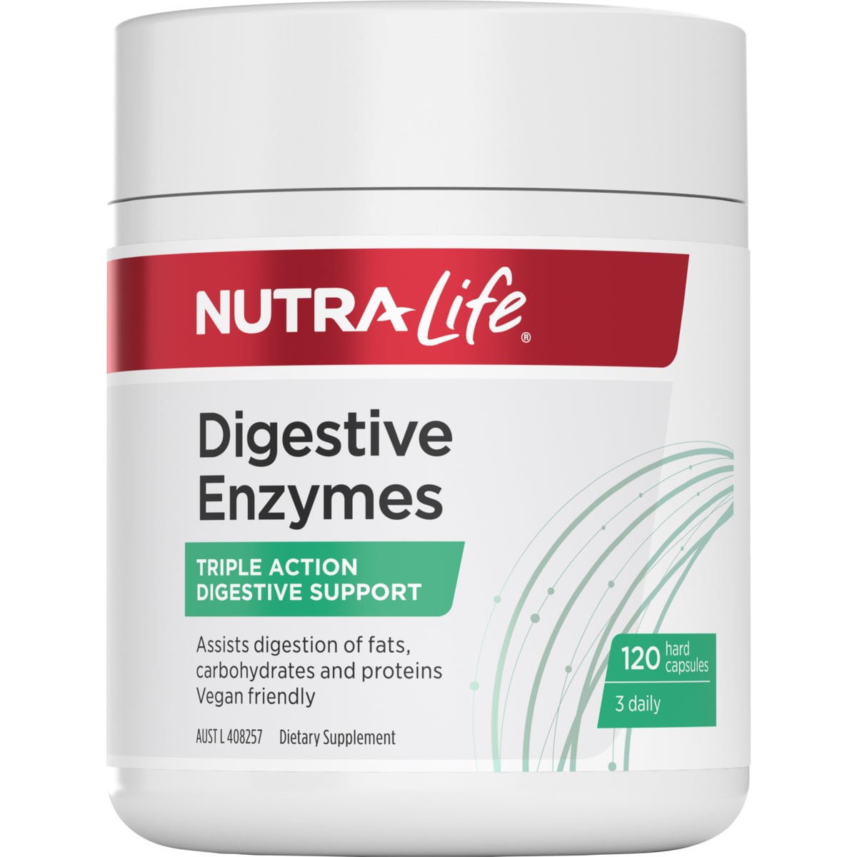 Nutra-life Digestive Enzymes 120 Capsules | Healthylife