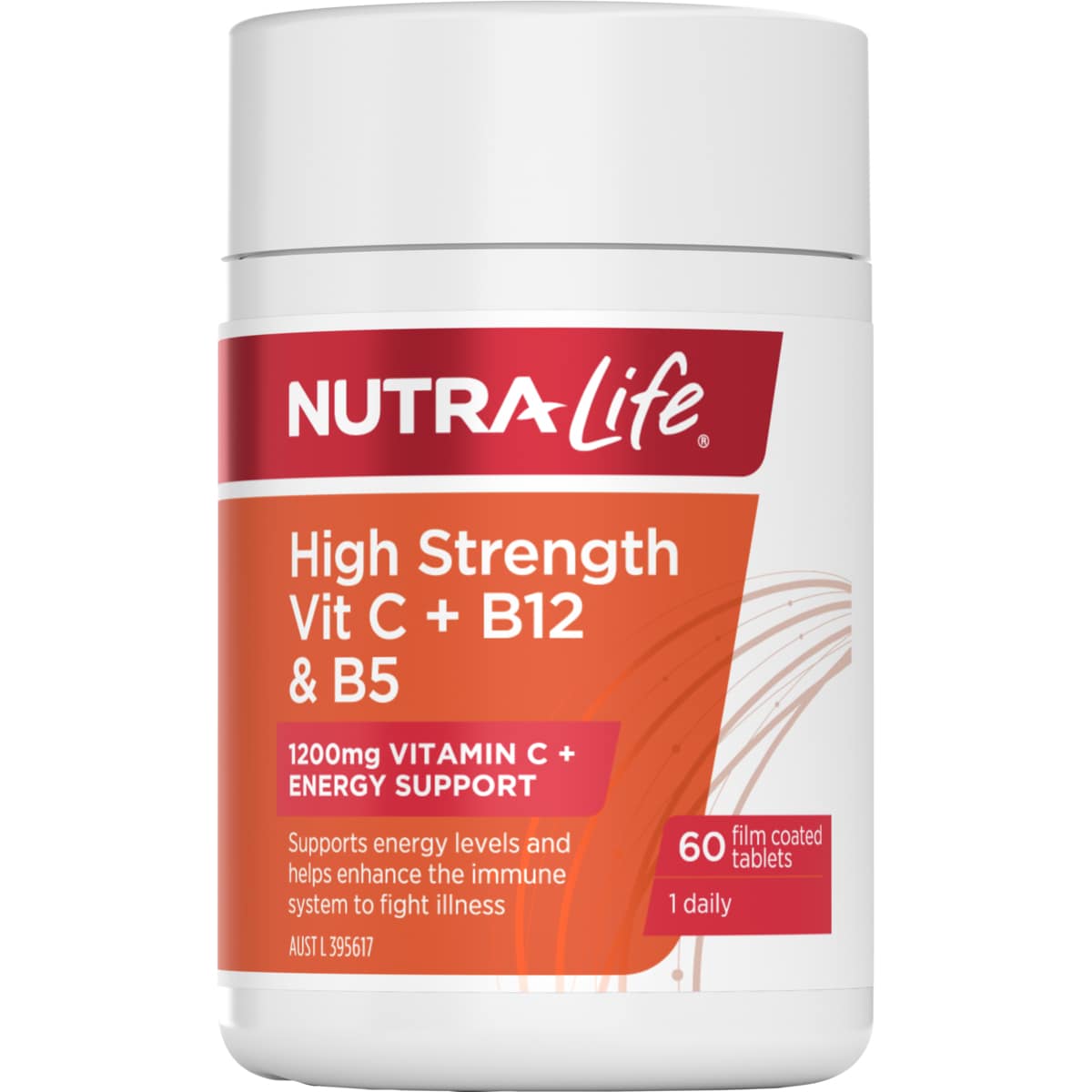 Nutra-Life Vitamin C + B12 & B5 60 Tablets | Healthylife