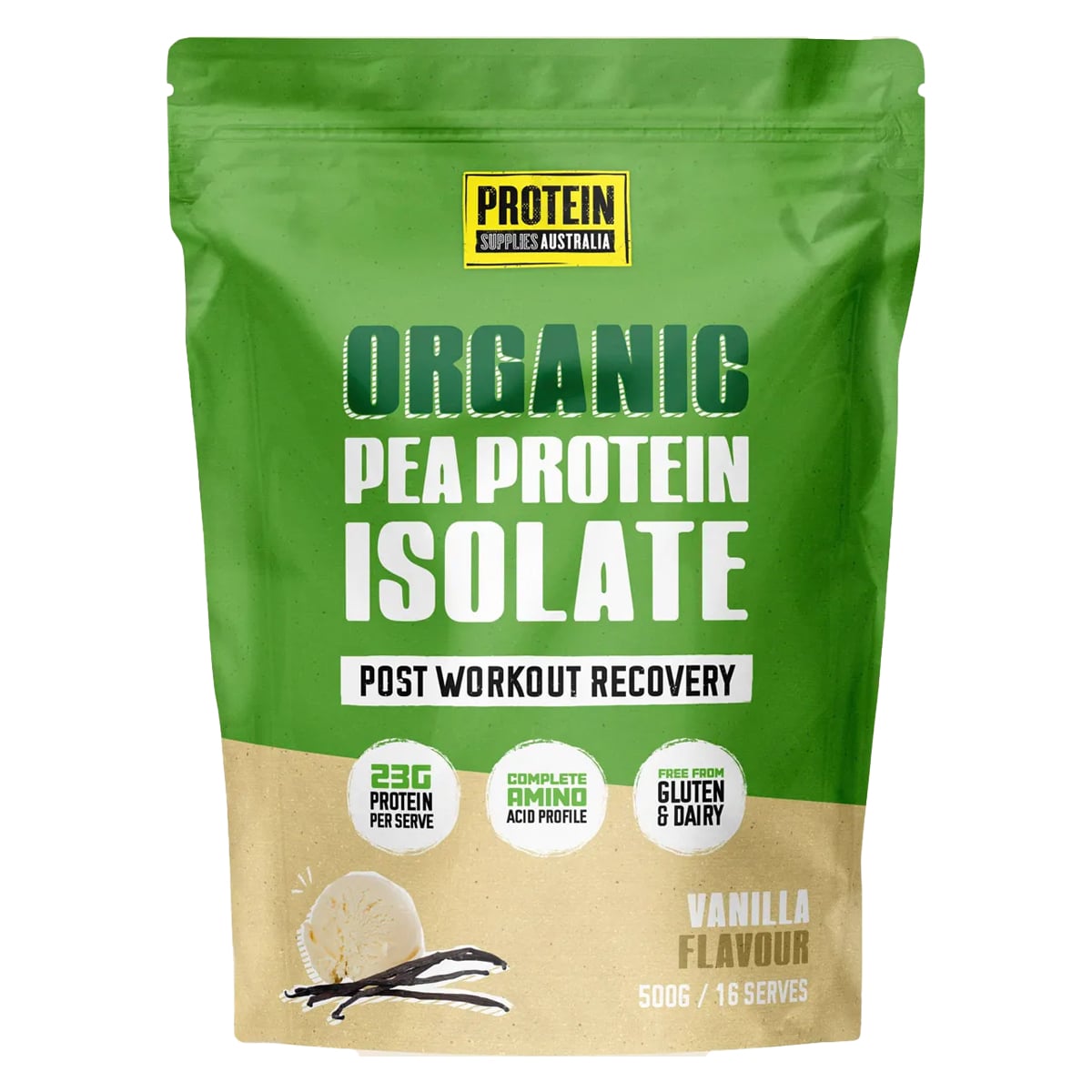 Protein Supplies Australia PeaPro Vegan Pea Protein Vanilla Bean 500g | Healthylife