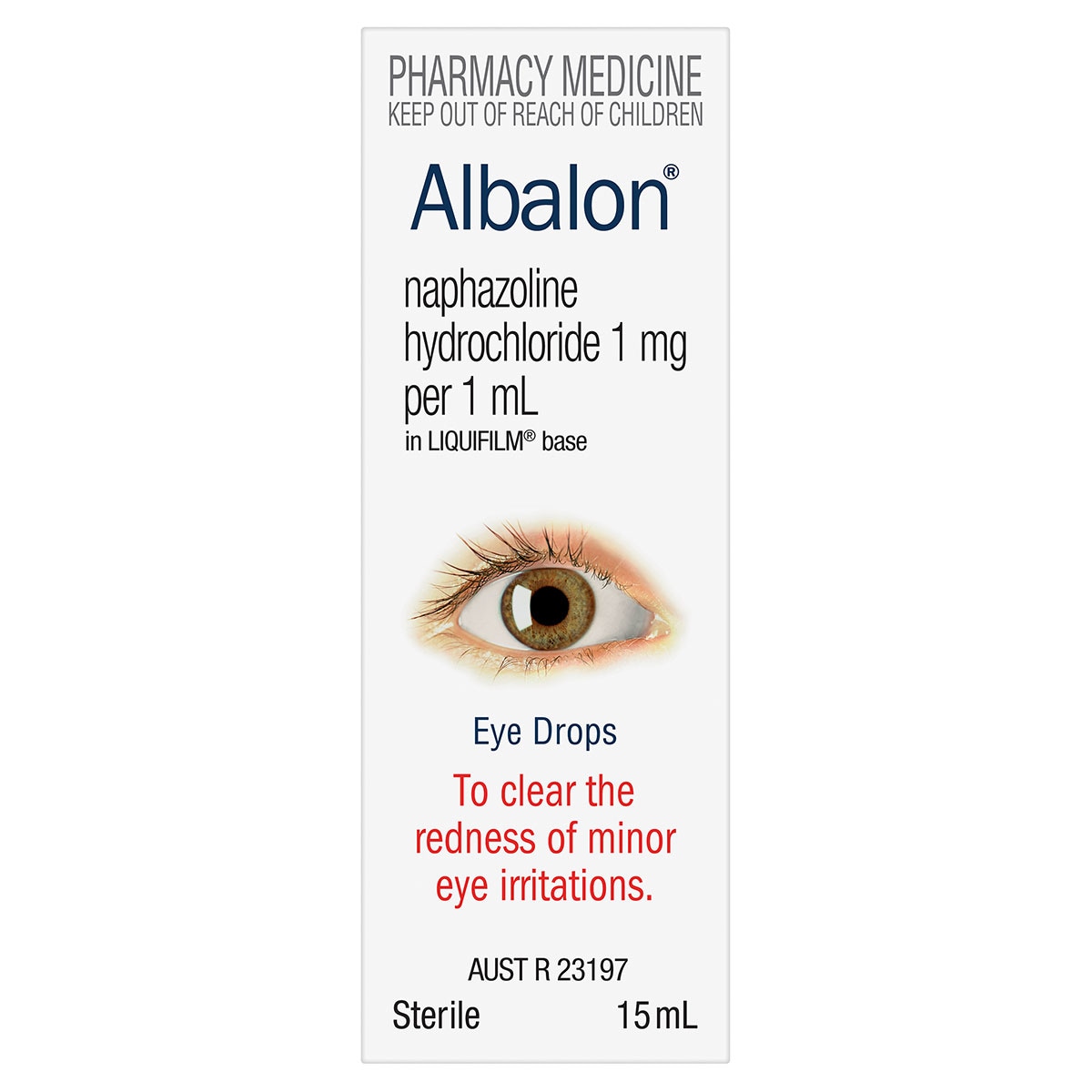 Albalon Eye Drops 0.1% helps redness and itchy eyes | Healthylife