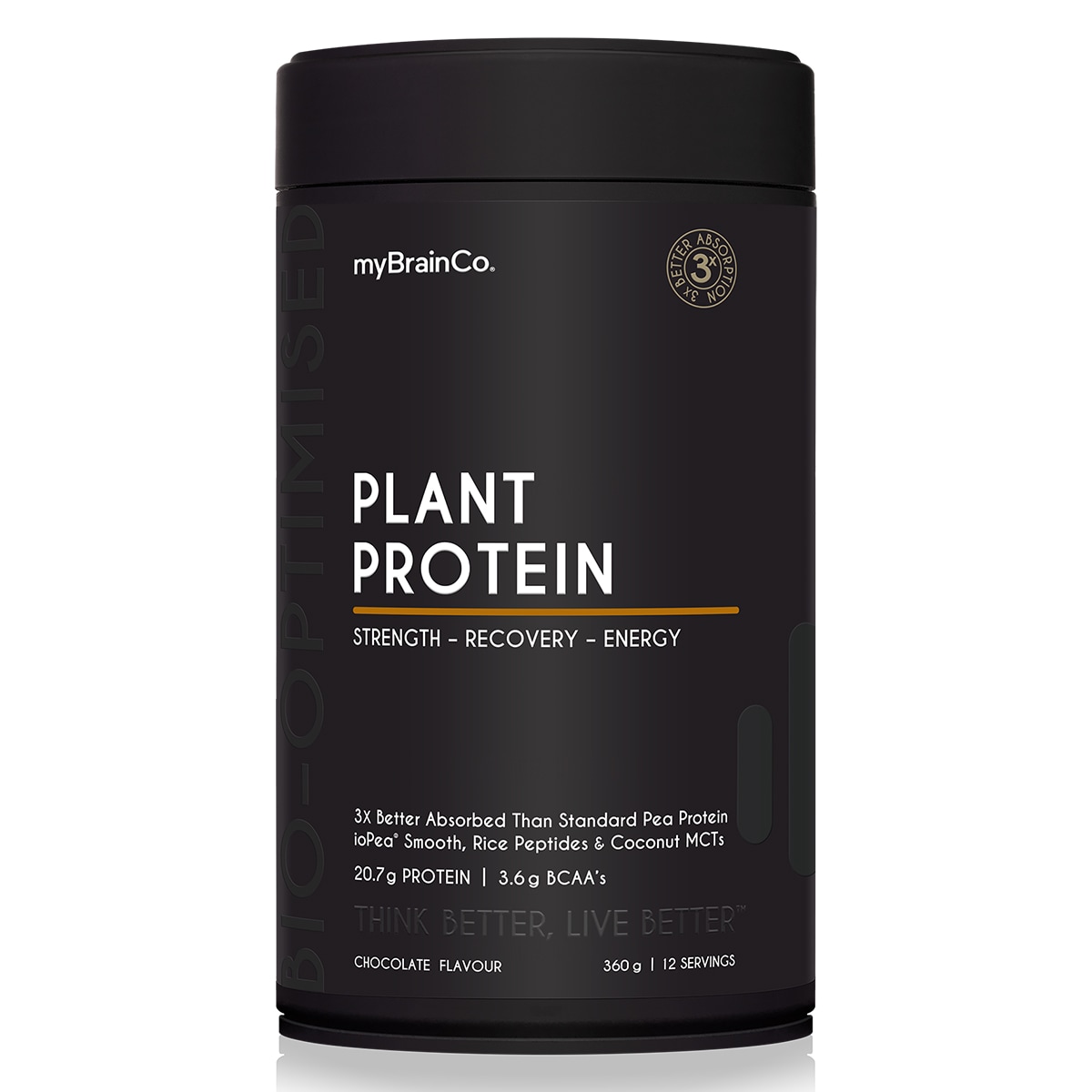 Mybrainco Performance Plant Protein Powder Chocolate 450g | Healthylife
