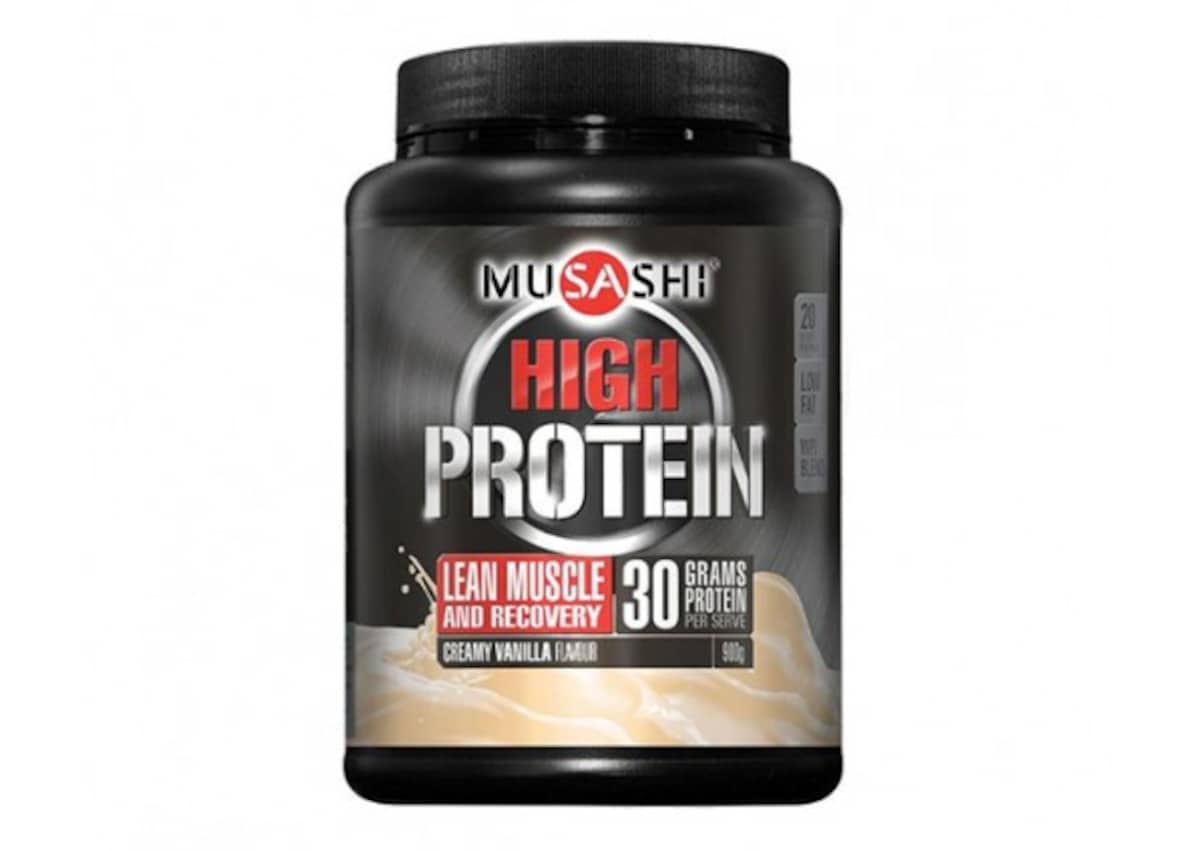 Musashi High Protein Powder Vanilla Milkshake 900g