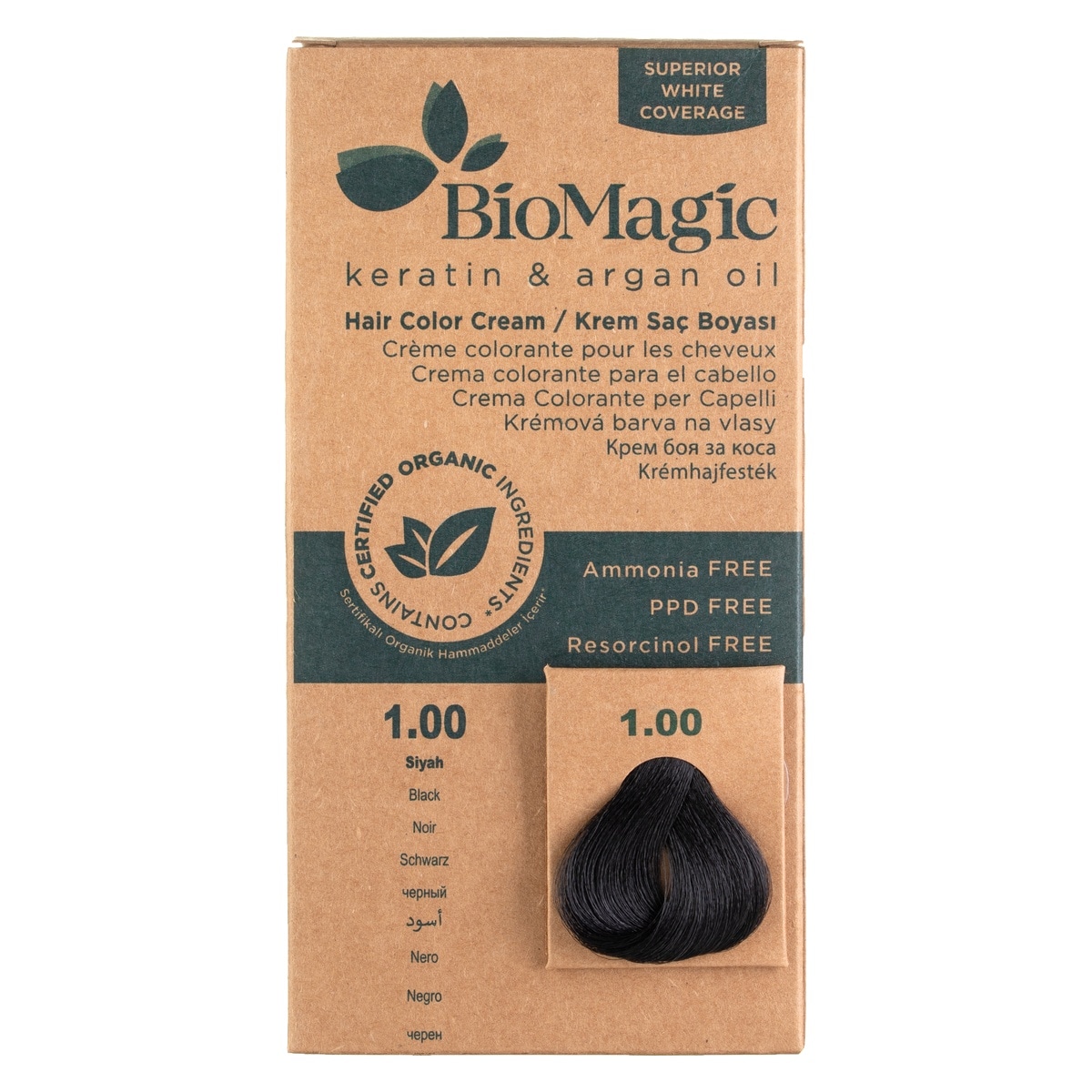 Bio Magic Hair Colour Cream Black 1.00 | Healthylife
