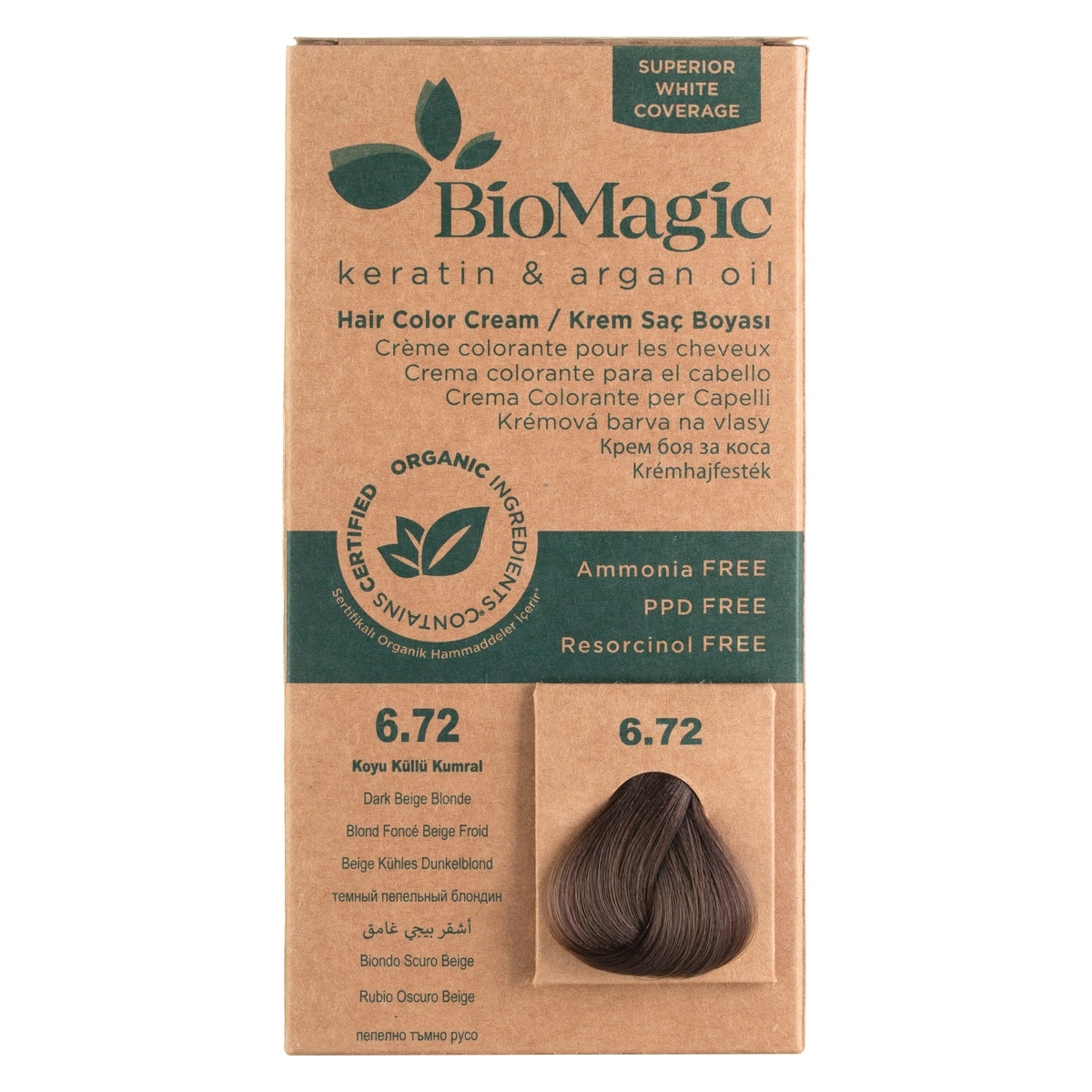 Bio Magic Hair Colour Cream Dark Beige Blonde 6.72 | Healthylife