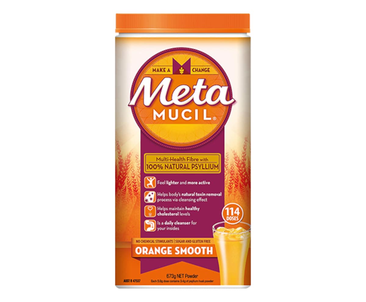 Metamucil Fibre Supplement Smooth Orange 673g
