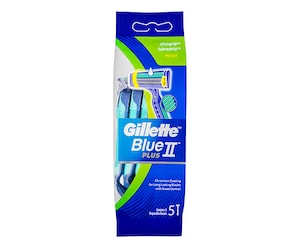 Gillette BlueII Plus UltraGrip Pivot Disposable Razors 5 Pack