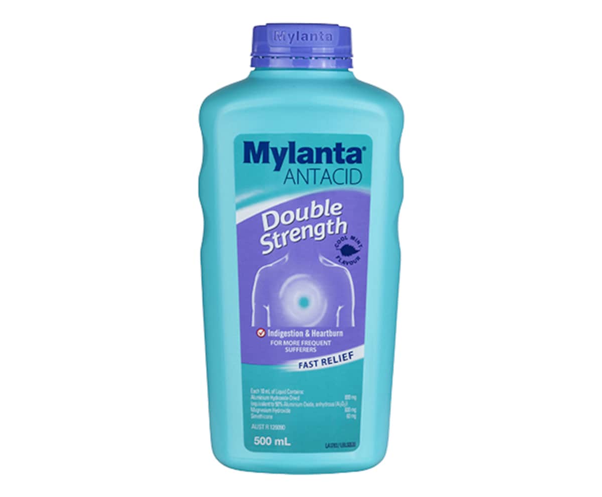 Mylanta Antacid Double Strength Liquid 500ml | Healthylife