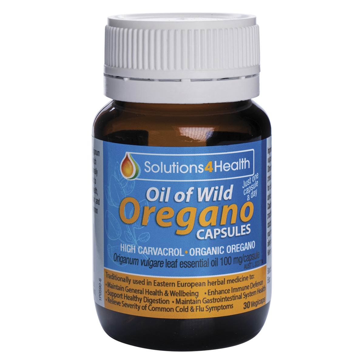 Solution4Health Wild Oregano Oil Capsules 30 Pack | Healthylife